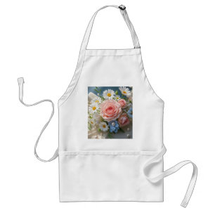 Floral Timeless elegance meets whispered romance Adult Apron