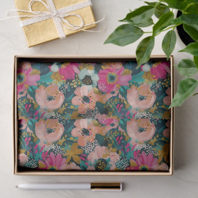 Floral  tissue paper (Gift)
