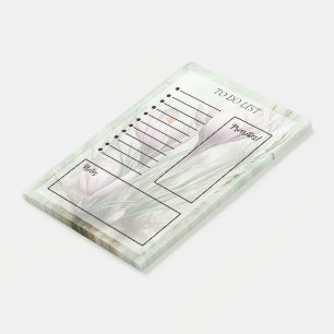 Floral To-Do List Post-it Notes
