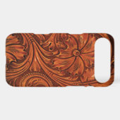 floral tooled leather style iphone Case-Mate iPhone case (Back (Horizontal))