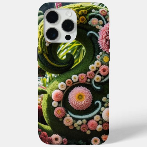 Floral Topiary iPhone 15 Pro Max Case