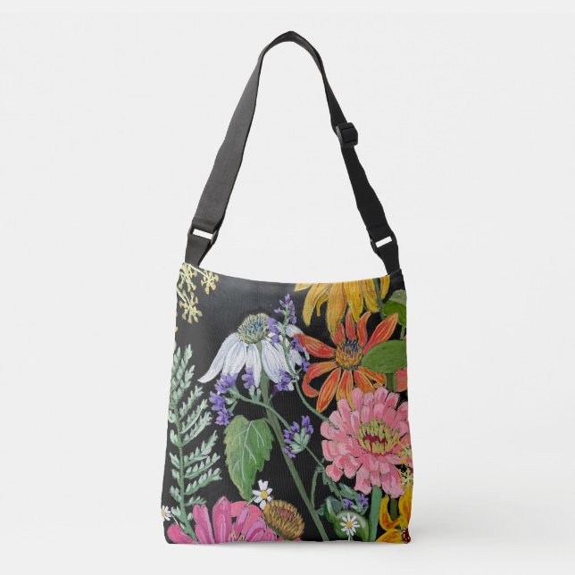 Floral tote bag (Front)