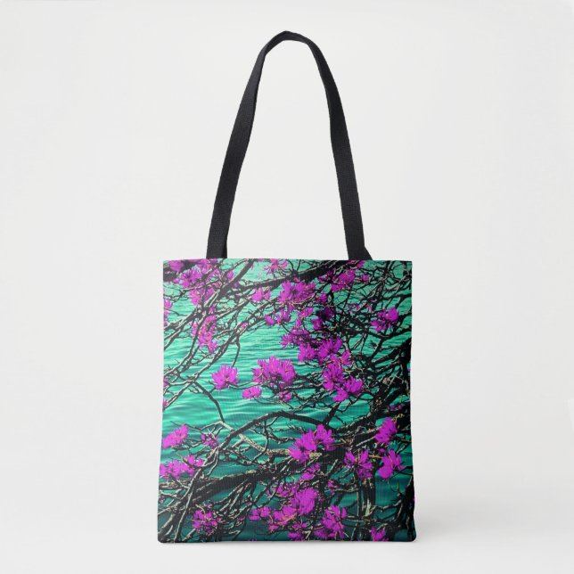 Floral tote bag (Front)
