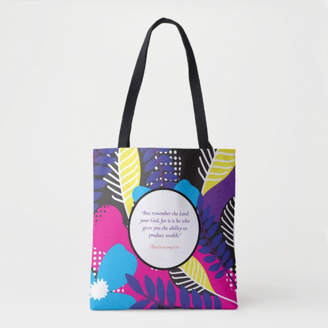 Floral Tote Bag (Front)