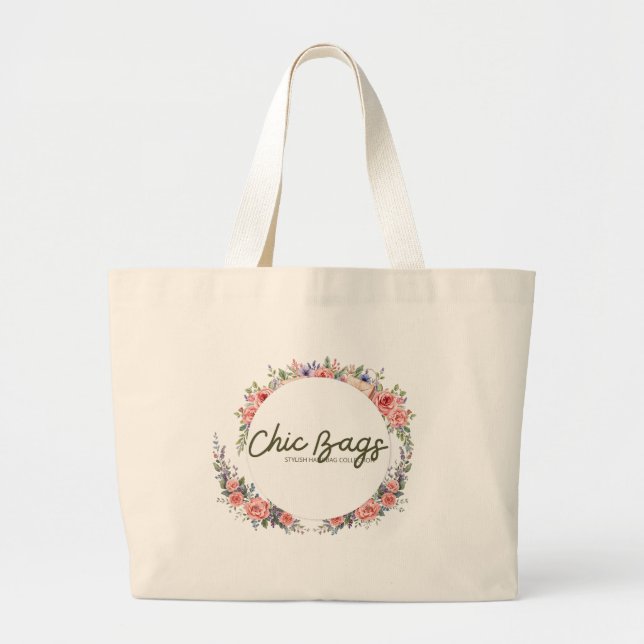 Floral Tote Bag ! Chic Bags  Tote  (Front)