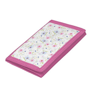 Floral Trifold Wallet