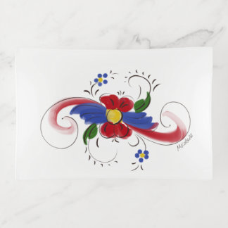 Floral Trinket Tray