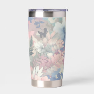 Floral/Tropical spring/easter pastel Insulated Tumbler