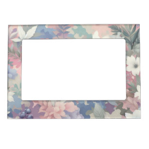 Floral/Tropical spring/easter pastel Magnetic Frame