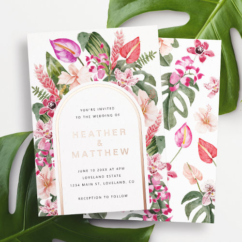 Foil Invitation