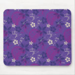 Floral Tuk Tuk &amp; Ongi Pattern Mouse Pad