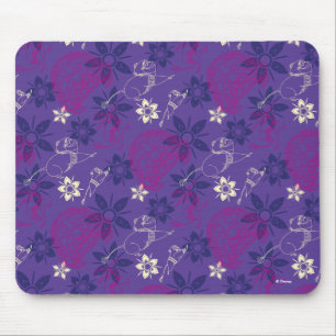 Floral Tuk Tuk & Ongi Pattern Mouse Pad