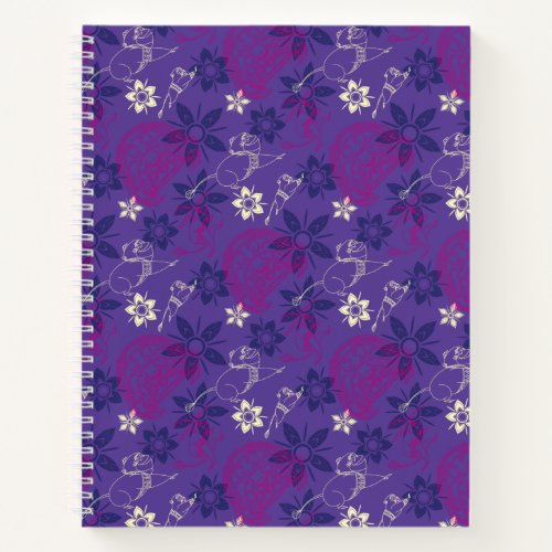 Floral Tuk Tuk  Ongi Pattern Notebook