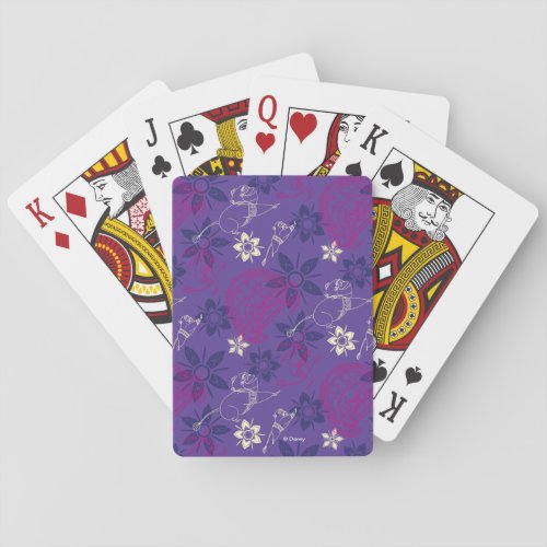 Floral Tuk Tuk  Ongi Pattern Poker Cards