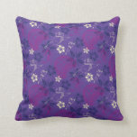 Floral Tuk Tuk &amp; Ongi Pattern Throw Pillow
