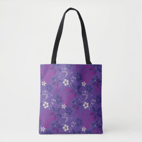 Floral Tuk Tuk  Ongi Pattern Tote Bag