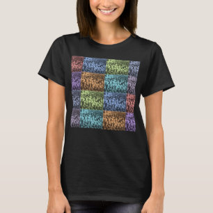 Floral Tulip Shirt  (Black) - Multi-Colored