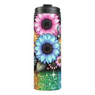 Floral Tumbler Sublimation Wrap Design   Tumbler 