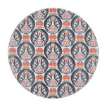 Floral Turkey Folk Art Pattern Cutting Board