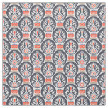 Floral Turkey Folk Art Pattern Fabric