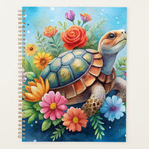 Floral Turtle Planner
