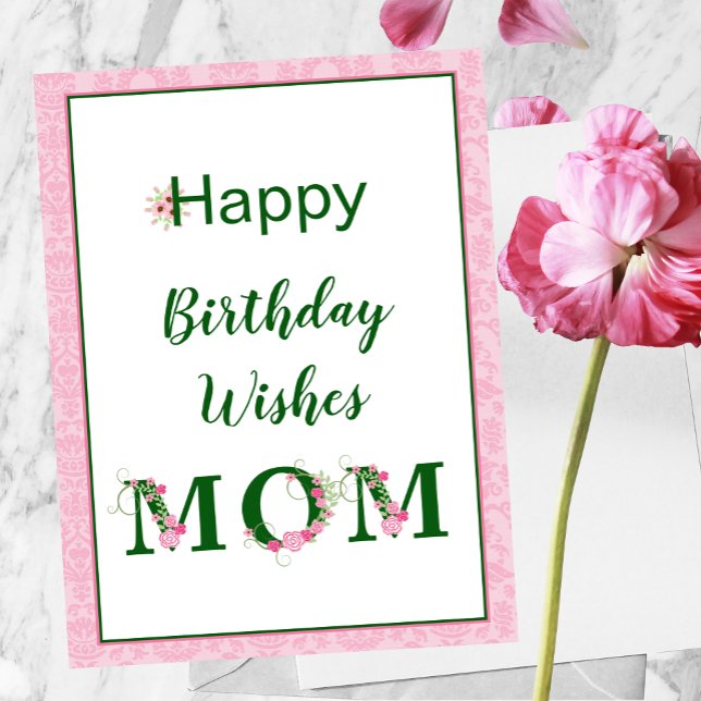 Floral Typography Mother Birthday (Creator Uploaded)