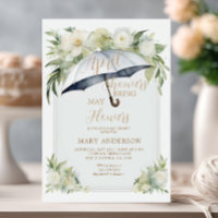 Floral Umbrella April Showers Bring May Flowers