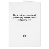 Floral Unicorn (Back)