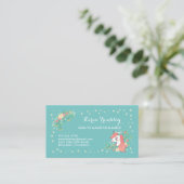 Floral Unicorn Mommy Card (Standing Front)