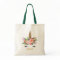 Floral Unicorn Personalized Tote Bag