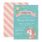 Floral Unicorn Turquoise Birthday Party