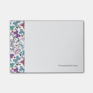 Floral Valentine Pattern Post-it Notes