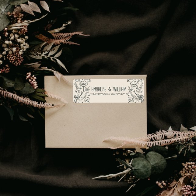 Floral Vector Label (Creator Uploaded)