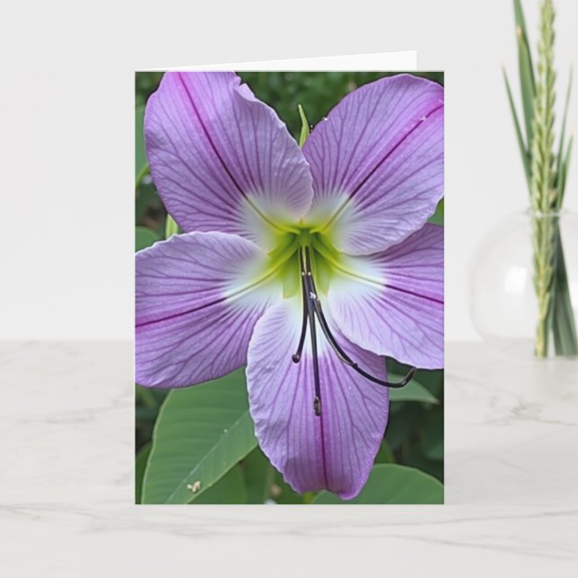 Floral Veins Mothers Day Card (Front)