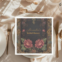 Floral Victorian Gothic Bridal Shower