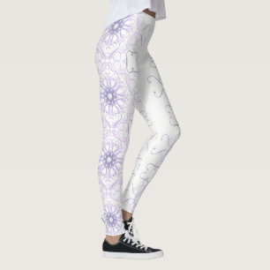 floral victorian lace. leggings