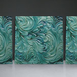 Floral Victorian Swirls Green Organic Patterns Ceramic Tile<br><div class="desc">Discover the elegance of bygone times infused with the vibrancy of nature in our Floral Victorian Swirls ceramic tile. This meticulously designed piece, imbued with rich, verdant hues, showcases intricate Victorian swirls that effortlessly intertwine with organic patterns reminiscent of flourishing botanical gardens. The tile is a tribute to the timeless...</div>