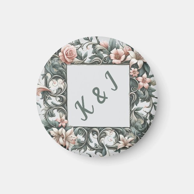 Floral Vine Magnet (Front)