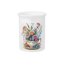  Floral Vine Pattern – Soft Watercolor Boho art