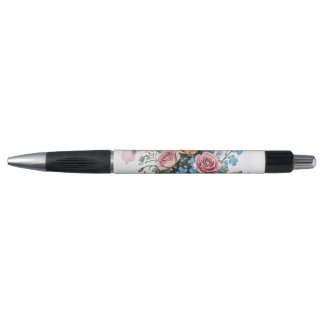  Floral Vine Pattern – Soft Watercolor Boho art Pen