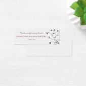 Floral Vine Swirls - Bookmark (Desk)