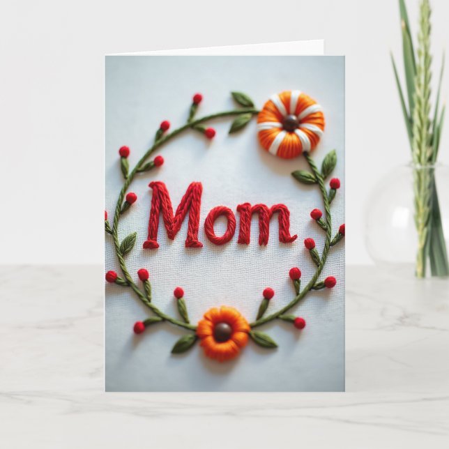 Floral Vines Mother Card (Front)
