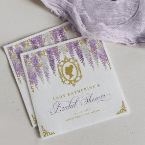 Floral Vintage Bridal Shower Napkins