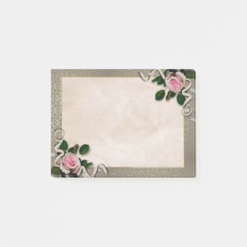 Floral Vintage Decoration Post-it Notes by Pir1900 at Zazzle