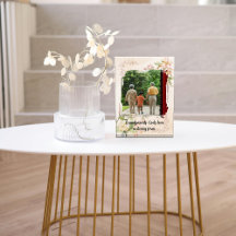 Floral Vintage Design w/ Quote Custom Photo Block