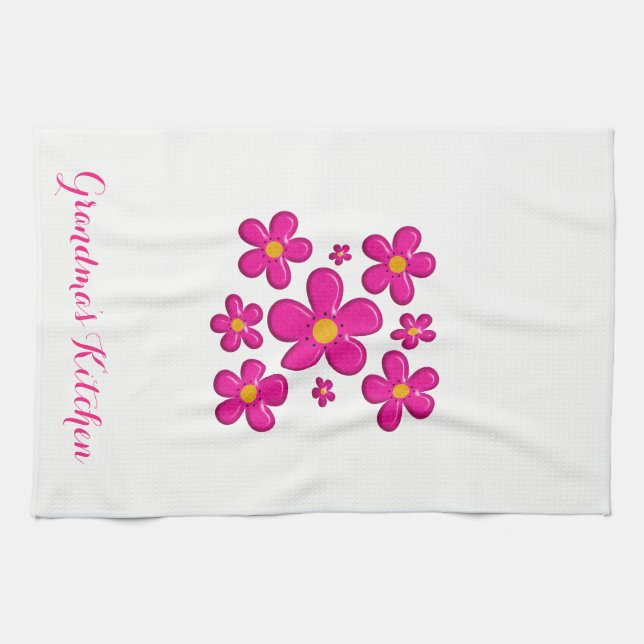 floral vintage element towel (Horizontal)