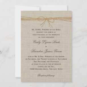 Floral Vintage Lace Design Wedding Invitation