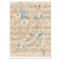 floral vintage music sheet