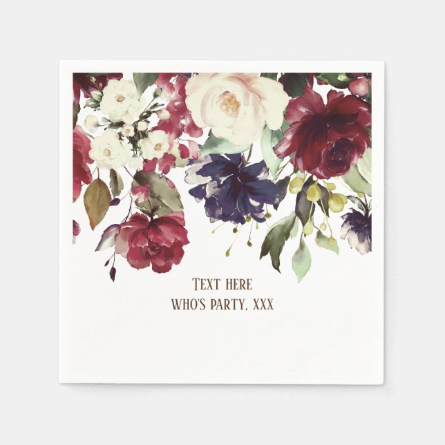 floral vintage napkins (Front)