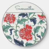 FLORAL VINTAGE PATTERN WIRELESS CHARGER  (Front)